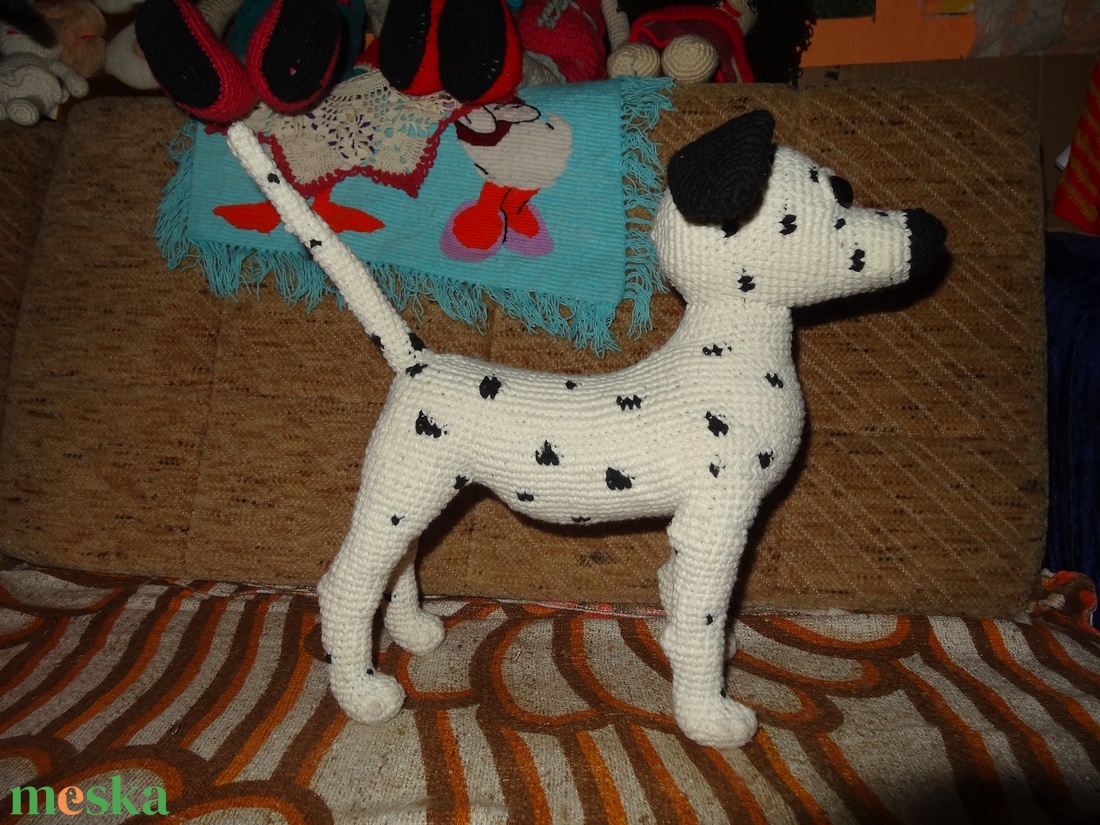 Horgolt dalmata - játék & sport - plüssállat & játékfigura - kutya - Meska.hu Horgolt dalmata - játék & sport - plüssállat & játékfigura - kutya - Meska.hu