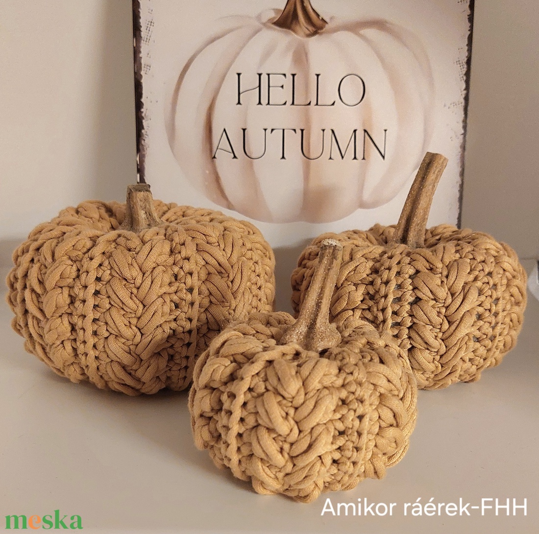 3 horgolt tök - esküvő - dekoráció - helyszíni dekor - Meska.hu 3 horgolt tök - esküvő - dekoráció - helyszíni dekor - Meska.hu
