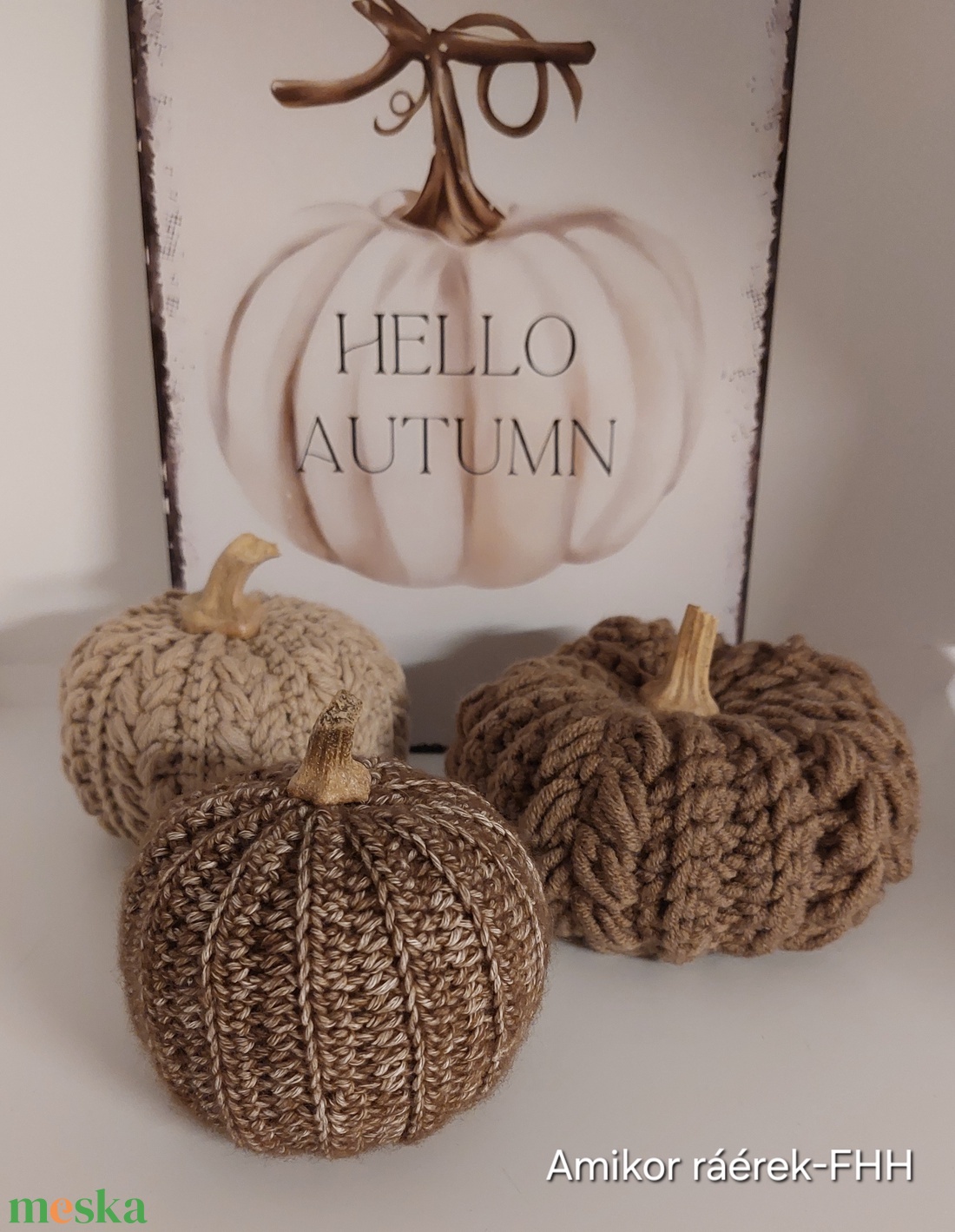 3 horgolt tök - esküvő - dekoráció - helyszíni dekor - Meska.hu 3 horgolt tök - esküvő - dekoráció - helyszíni dekor - Meska.hu