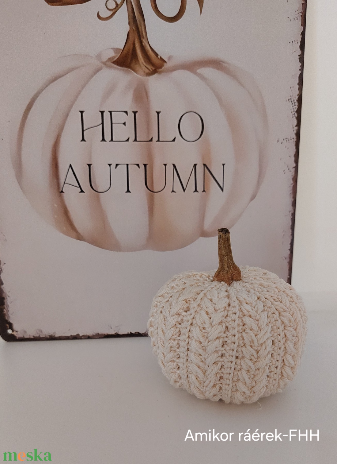 Horgolt tök - esküvő - dekoráció - helyszíni dekor - Meska.hu