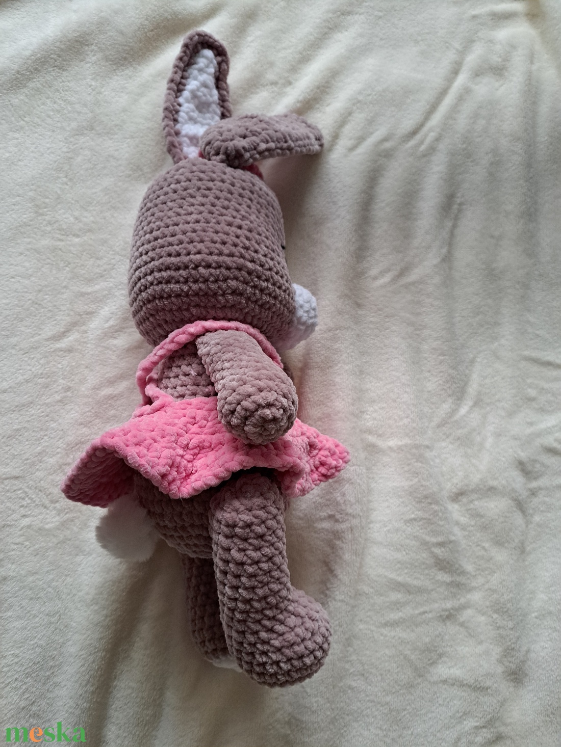 Róza nyuszilány - játék & sport - plüssállat & játékfigura - nyuszi - Meska.hu