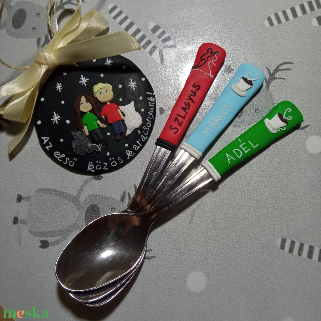 Egyedi karácsonyi megrendelés  - karácsony - karácsonyi lakásdekoráció - karácsonyi ajtódíszek - Meska.hu