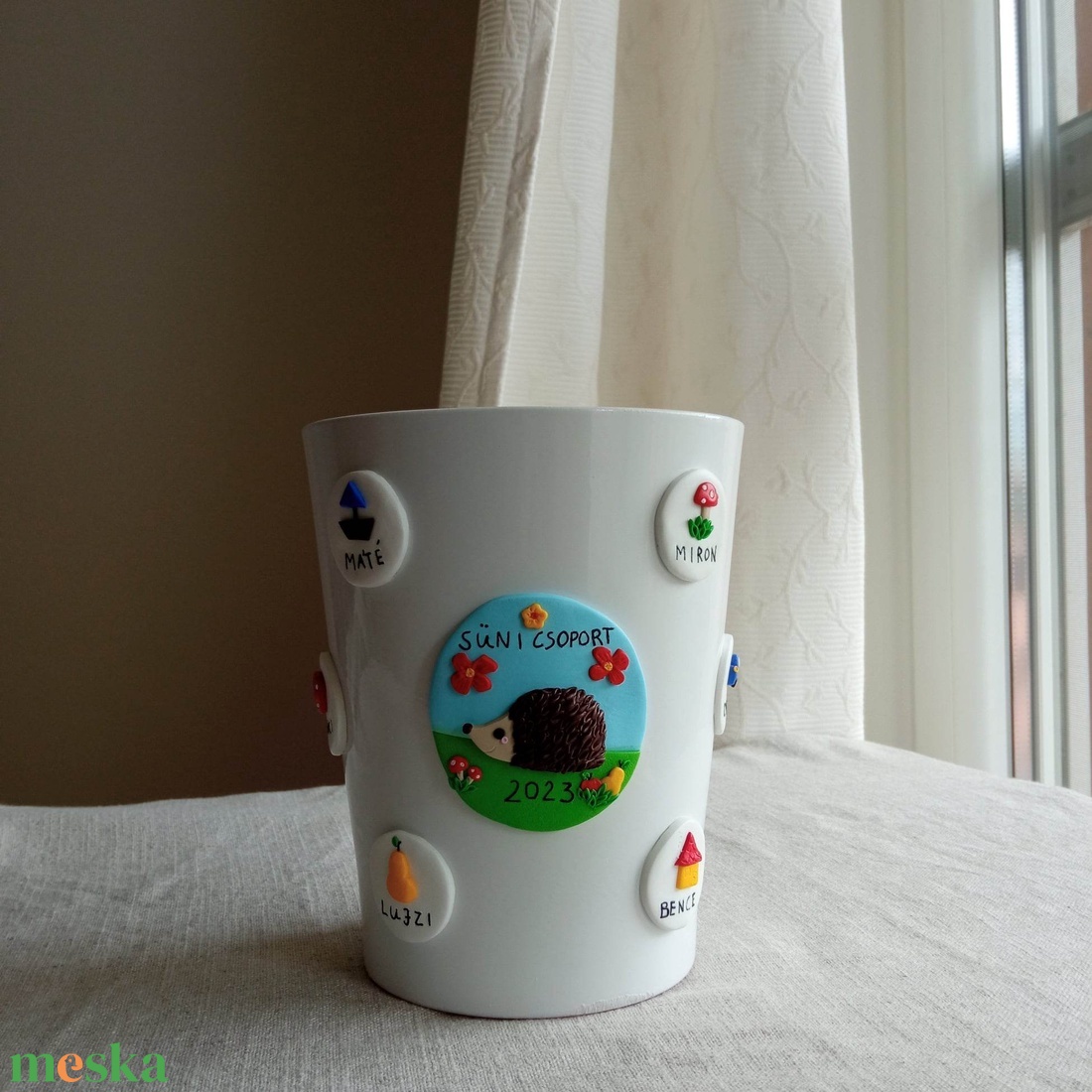 Bölcsis és ovis ballagós kaspó kisgyermeknevelőknek, óvó néniknek, dajkáknak, technikai dolgozóknak -  - Meska.hu