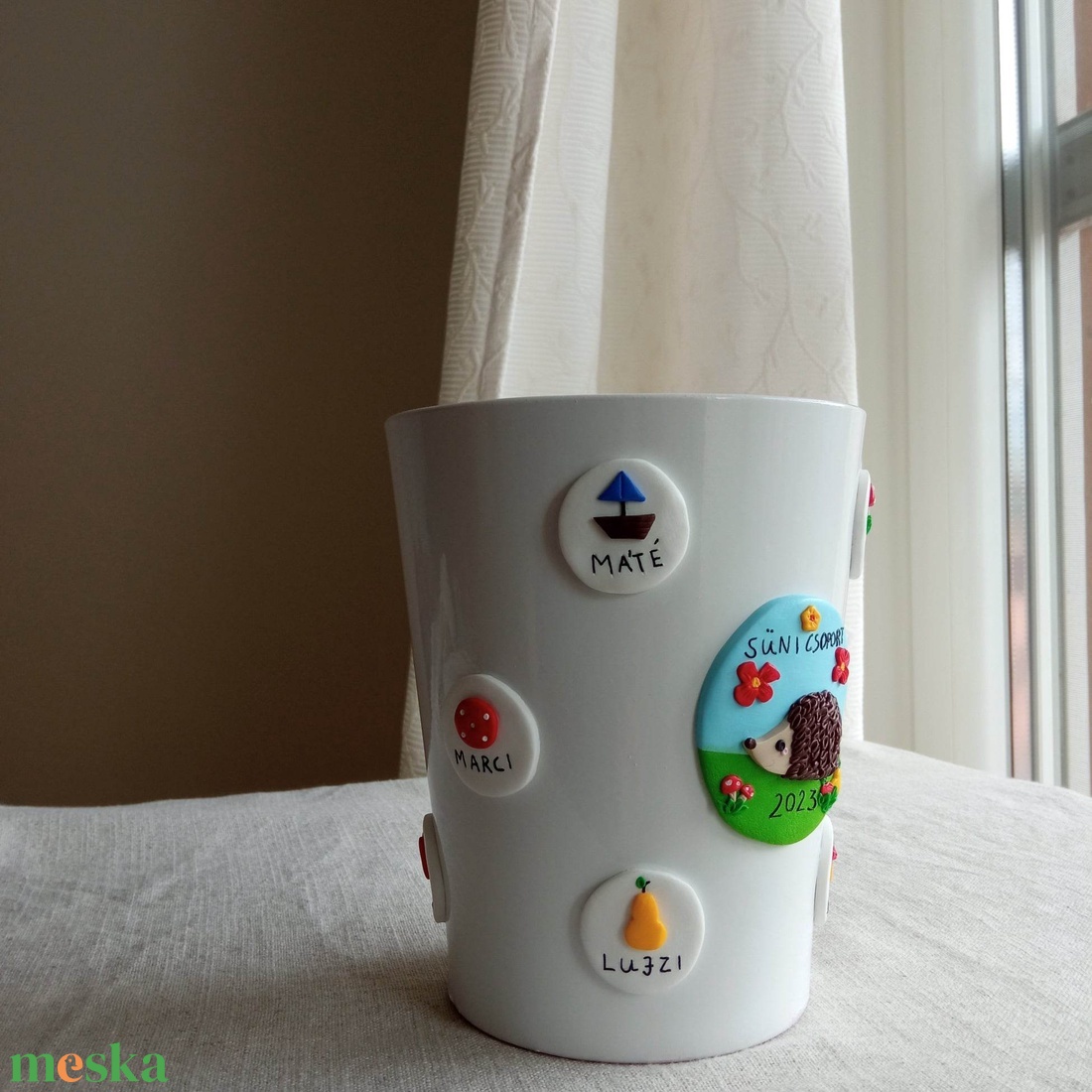 Bölcsis és ovis ballagós kaspó kisgyermeknevelőknek, óvó néniknek, dajkáknak, technikai dolgozóknak -  - Meska.hu