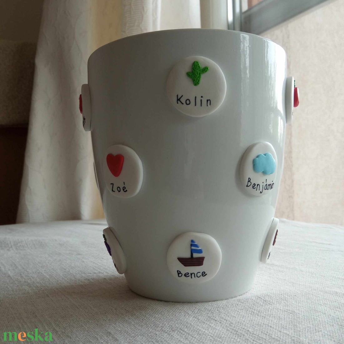 Ovis és bölcsis ballagási kaspó óvó néniknek, kisgyermeknevelőknek, dajkáknak - otthon & életmód - dekoráció - virágdísz és tartó - cserép & kaspó - Meska.hu