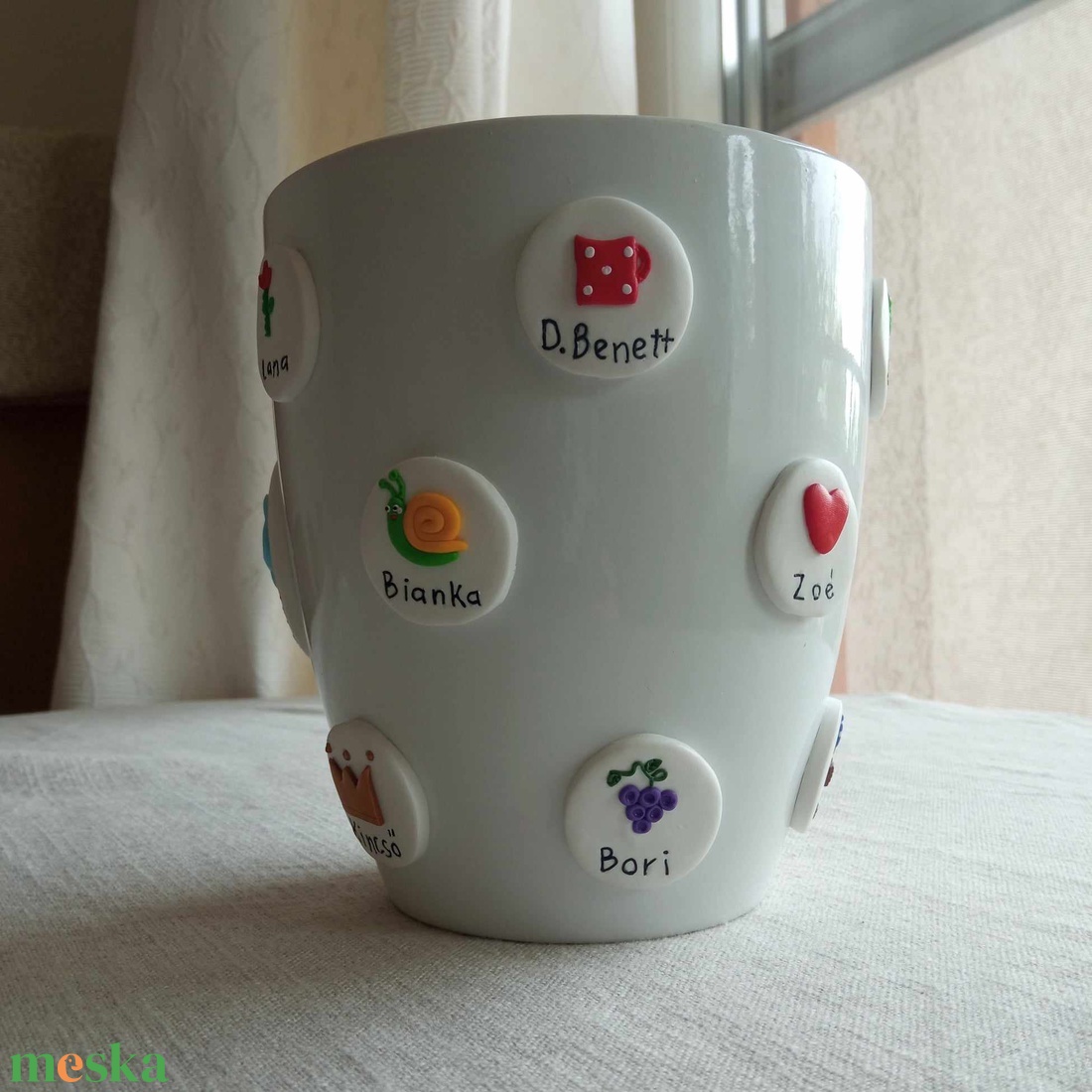 Ovis és bölcsis ballagási kaspó óvó néniknek, kisgyermeknevelőknek, dajkáknak - otthon & életmód - dekoráció - virágdísz és tartó - cserép & kaspó - Meska.hu