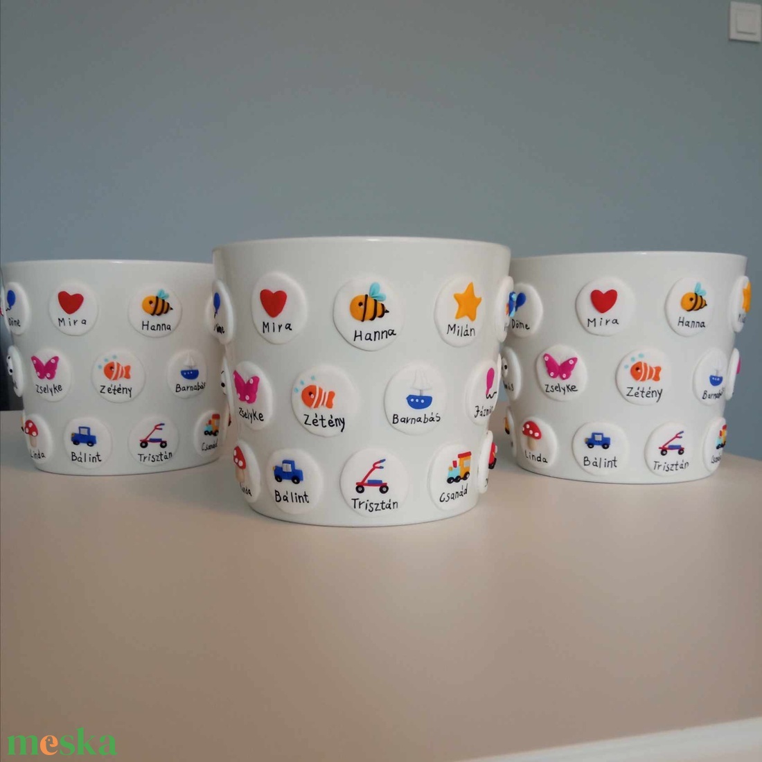 Ovis és bölcsis ballagási kaspó kisgyermeknevelőknek (bölcsis néniknek), dajkáknak, óvó néniknek, technikai dolgozóknak - otthon & életmód - dekoráció - virágdísz és tartó - cserép & kaspó - Meska.hu