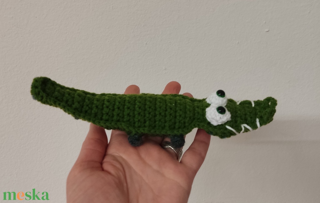 Krokodil  - játék & sport - plüssállat & játékfigura - más figura - Meska.hu