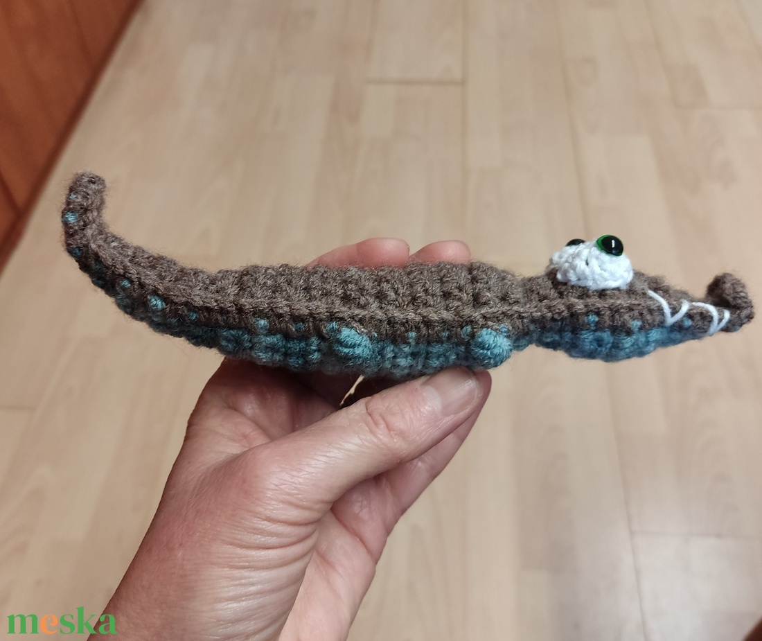 Krokodil  - játék & sport - plüssállat & játékfigura - más figura - Meska.hu