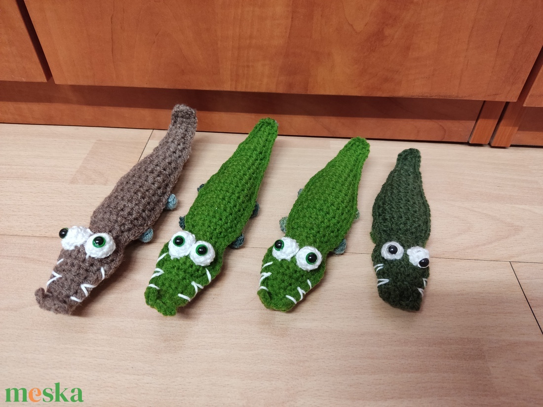 Krokodil  - játék & sport - plüssállat & játékfigura - más figura - Meska.hu