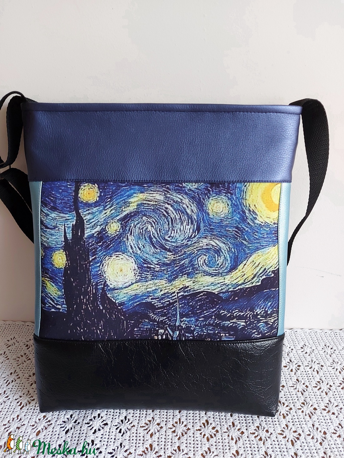 Bolondos van Gogh - táska & tok - kézitáska & válltáska - vállon átvethető táska - Meska.hu