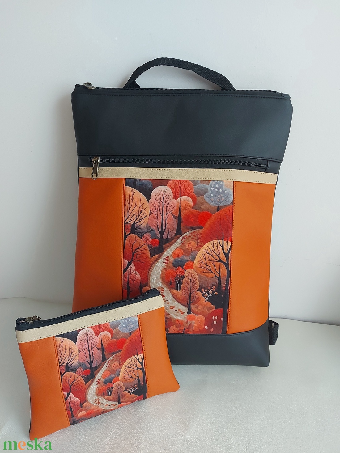 Mesebeli erdő hátizsák  szett - táska & tok - táska szett - Meska.hu