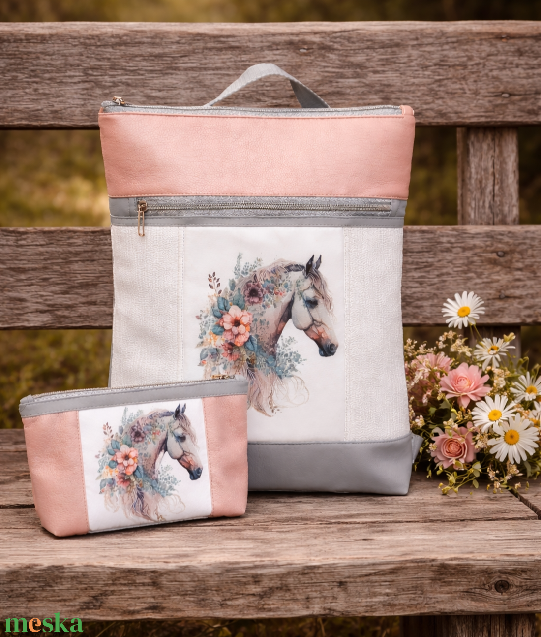  Lovas hátizsák szett - táska & tok - hátizsák - hátizsák - Meska.hu