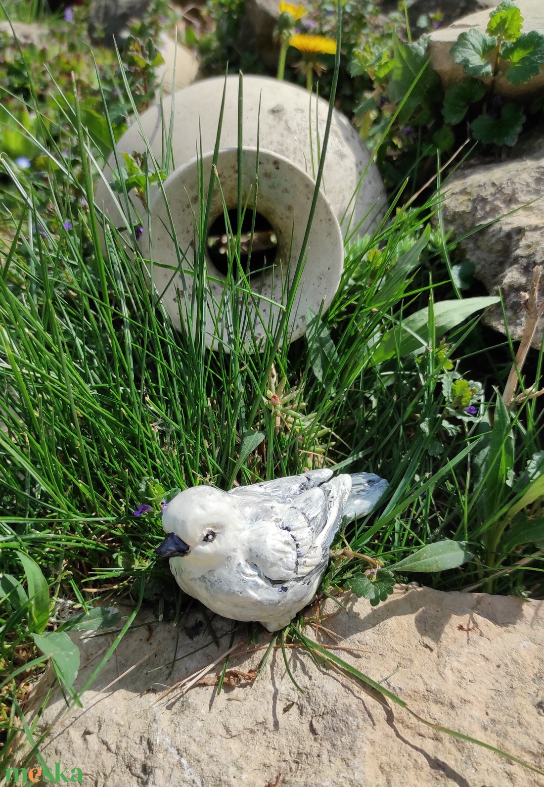 Kerámia madár - művészet - szobor - kerámia - Meska.hu