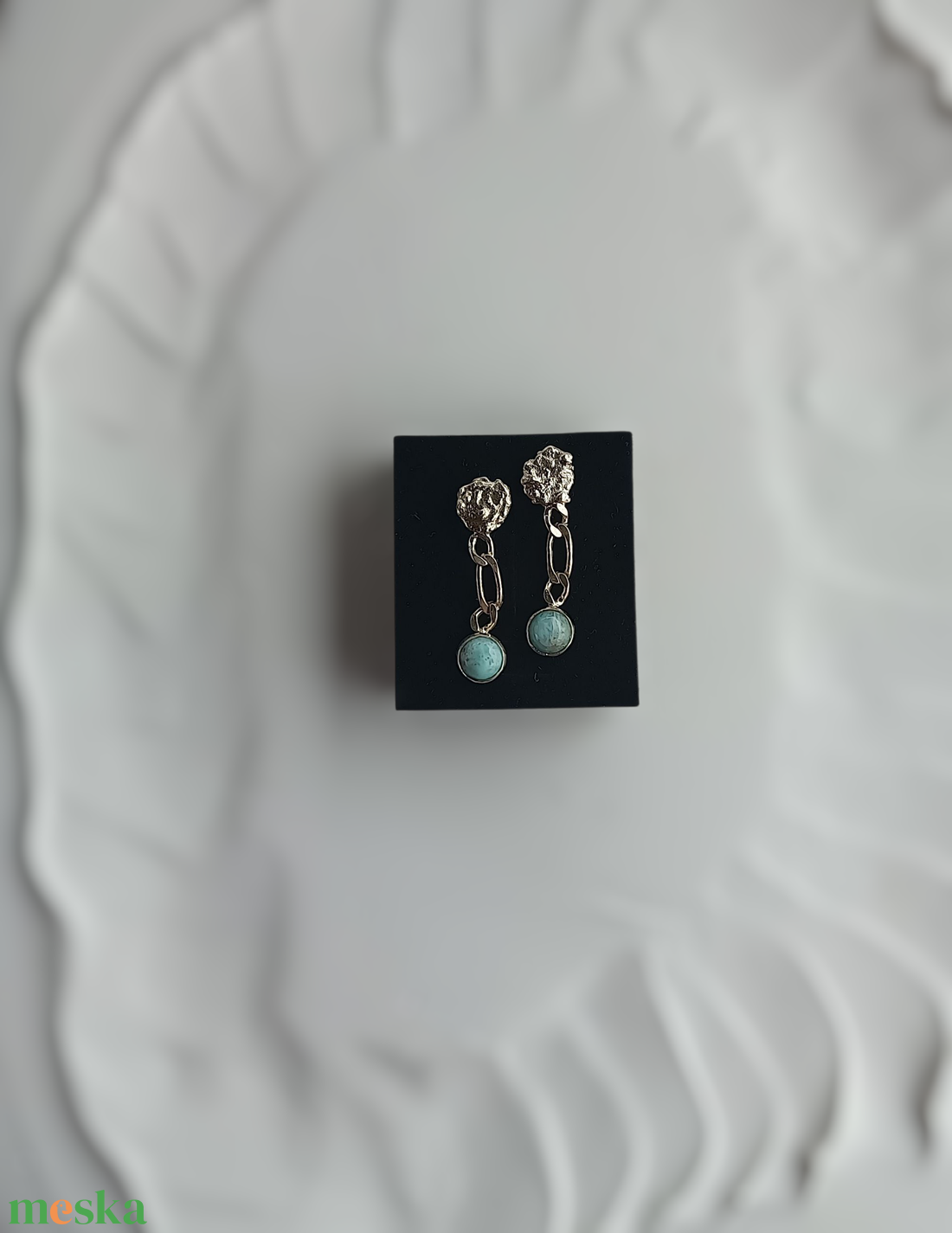 Köves fülbevaló - ékszer - fülbevaló - lógó fülbevaló - Meska.hu