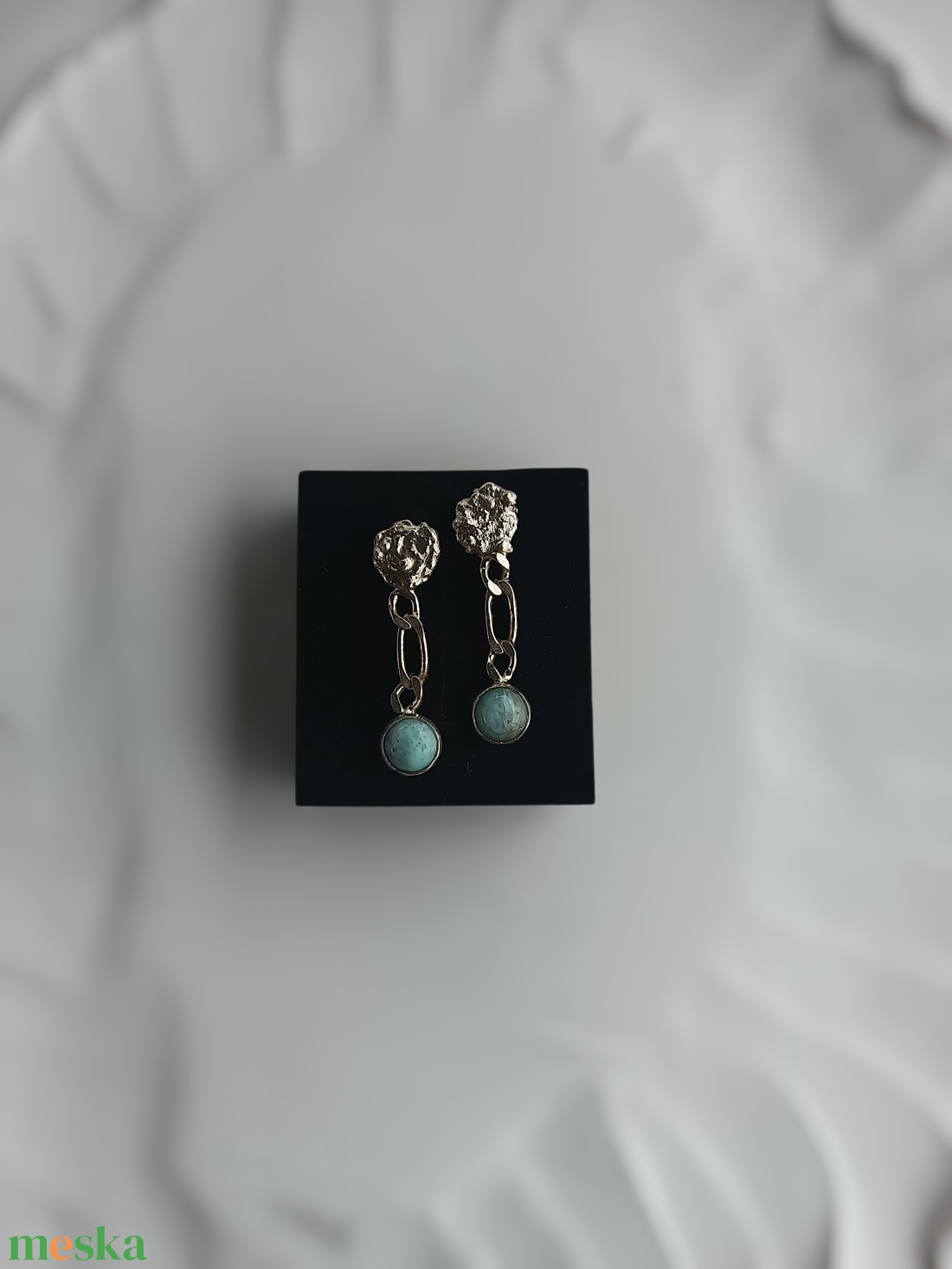 Köves fülbevaló - ékszer - fülbevaló - lógó fülbevaló - Meska.hu