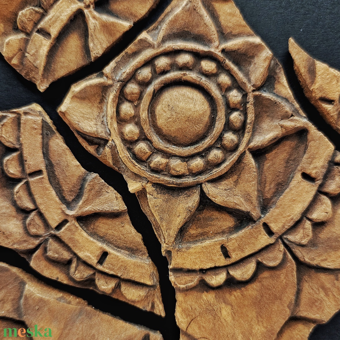 Töredék I. - kerámia dísz - otthon & életmód - dekoráció - fali és függő dekoráció - falra akasztható dekor - Meska.hu