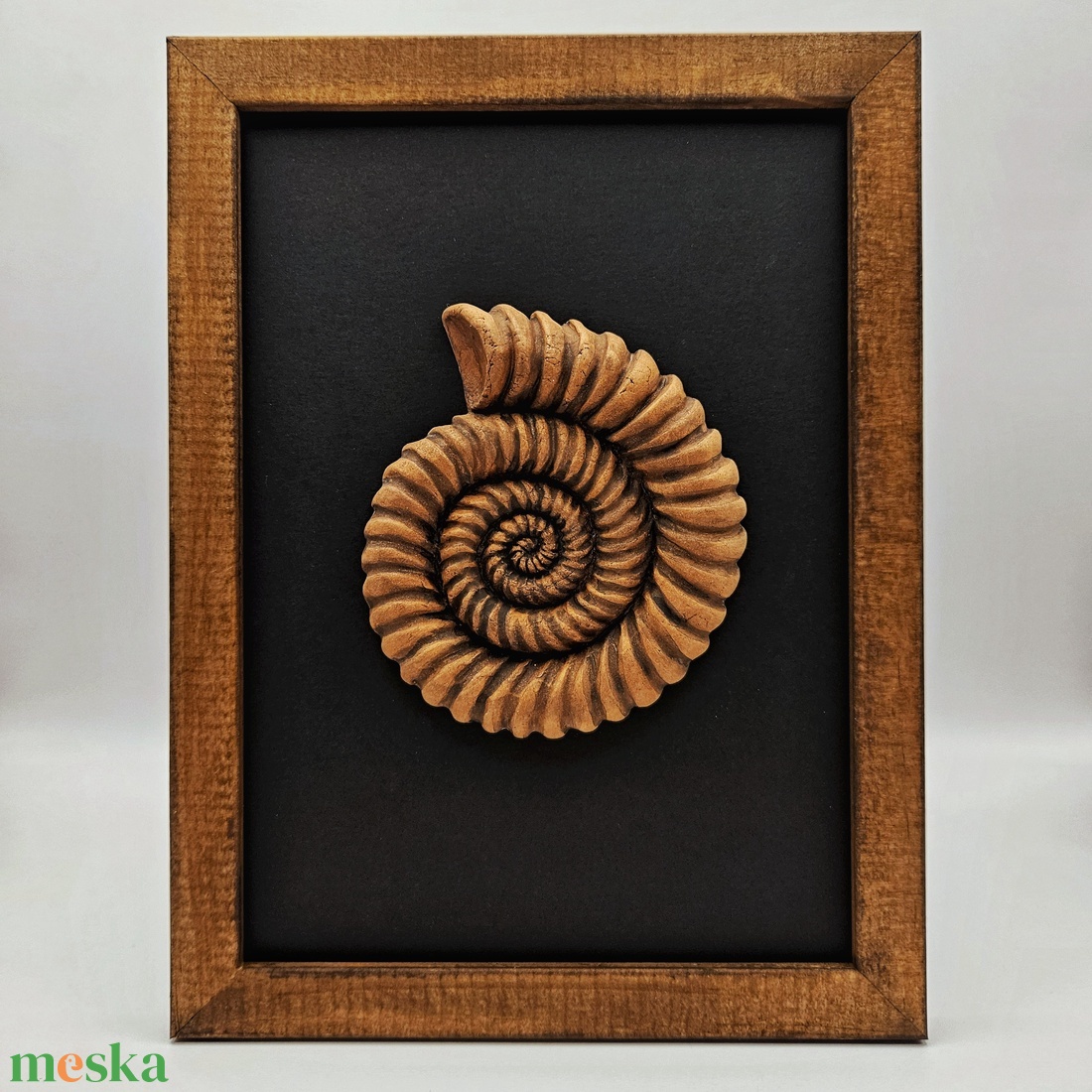 Ammonitesz - kerámia dísz - otthon & életmód - dekoráció - fali és függő dekoráció - falra akasztható dekor - Meska.hu