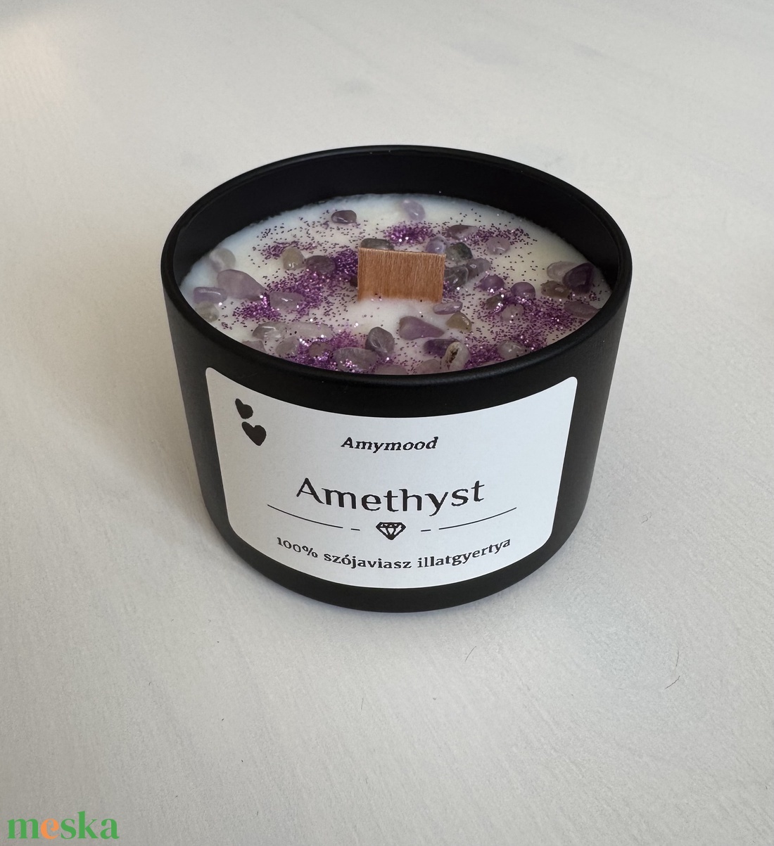 Amethyst ásványos szójaviasz illatgyertya - otthon & életmód - gyertya, illat, aroma - gyertya - Meska.hu Amethyst ásványos szójaviasz illatgyertya - otthon & életmód - gyertya, illat, aroma - gyertya - Meska.hu