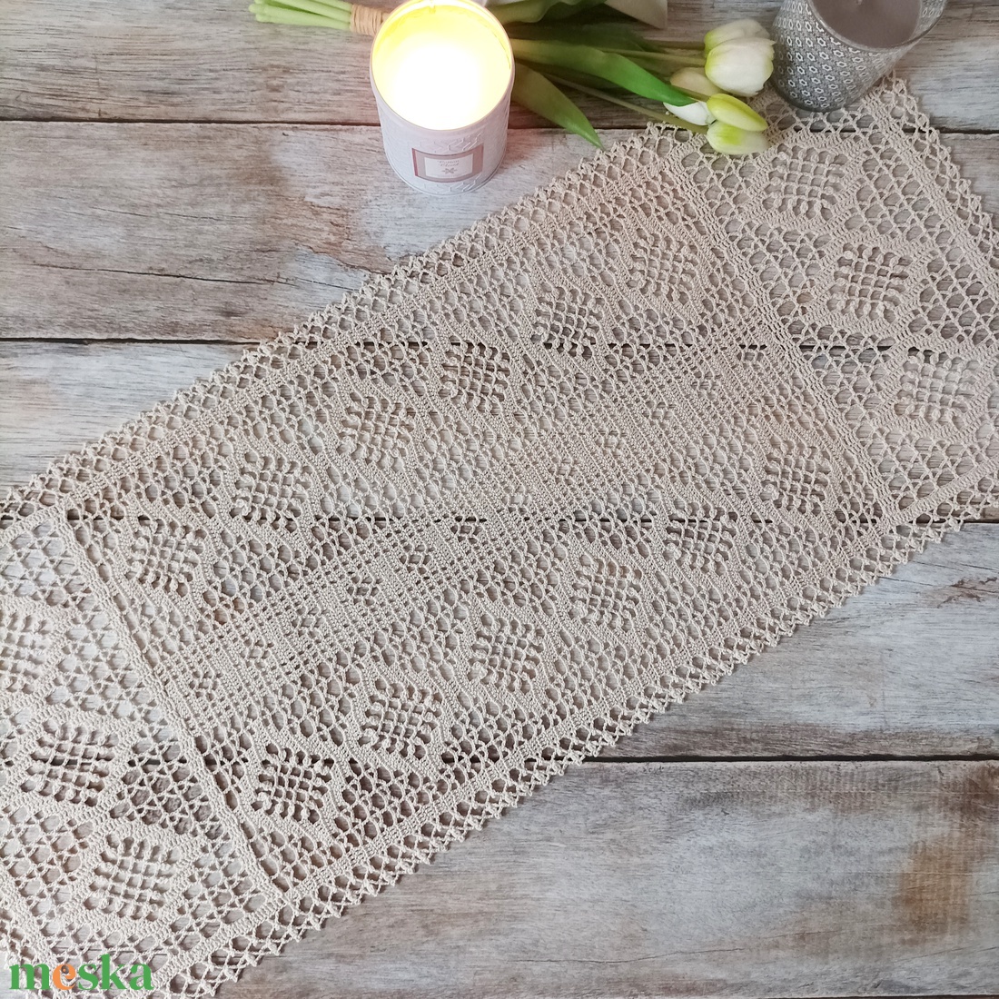 Vintage stílusú horgolt csipke terítő, asztali futó 35x93 cm - otthon & életmód - dekoráció - asztal és polc dekoráció - horgolt & csipketerítő - Meska.hu Vintage stílusú horgolt csipke terítő, asztali futó 35x93 cm - otthon & életmód - dekoráció - asztal és polc dekoráció - horgolt & csipketerítő - Meska.hu