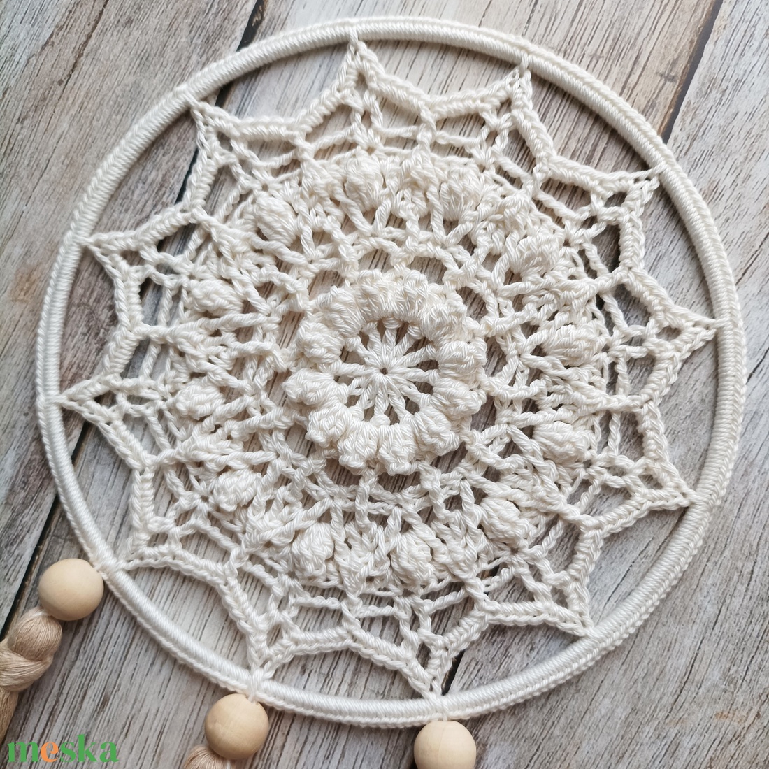 Horgolt mandala falidísz, álomfogó, függődísz, fali dekoráció 20 cm - otthon & életmód - dekoráció - fali és függő dekoráció - álomfogó - Meska.hu Horgolt mandala falidísz, álomfogó, függődísz, fali dekoráció 20 cm - otthon & életmód - dekoráció - fali és függő dekoráció - álomfogó - Meska.hu