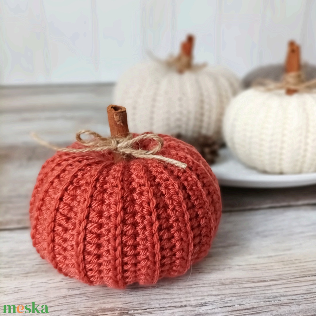 Horgolt tök, őszi dekoráció, 12 cm - otthon & életmód - dekoráció - dísztárgy - Meska.hu Horgolt tök, őszi dekoráció, 12 cm - otthon & életmód - dekoráció - dísztárgy - Meska.hu