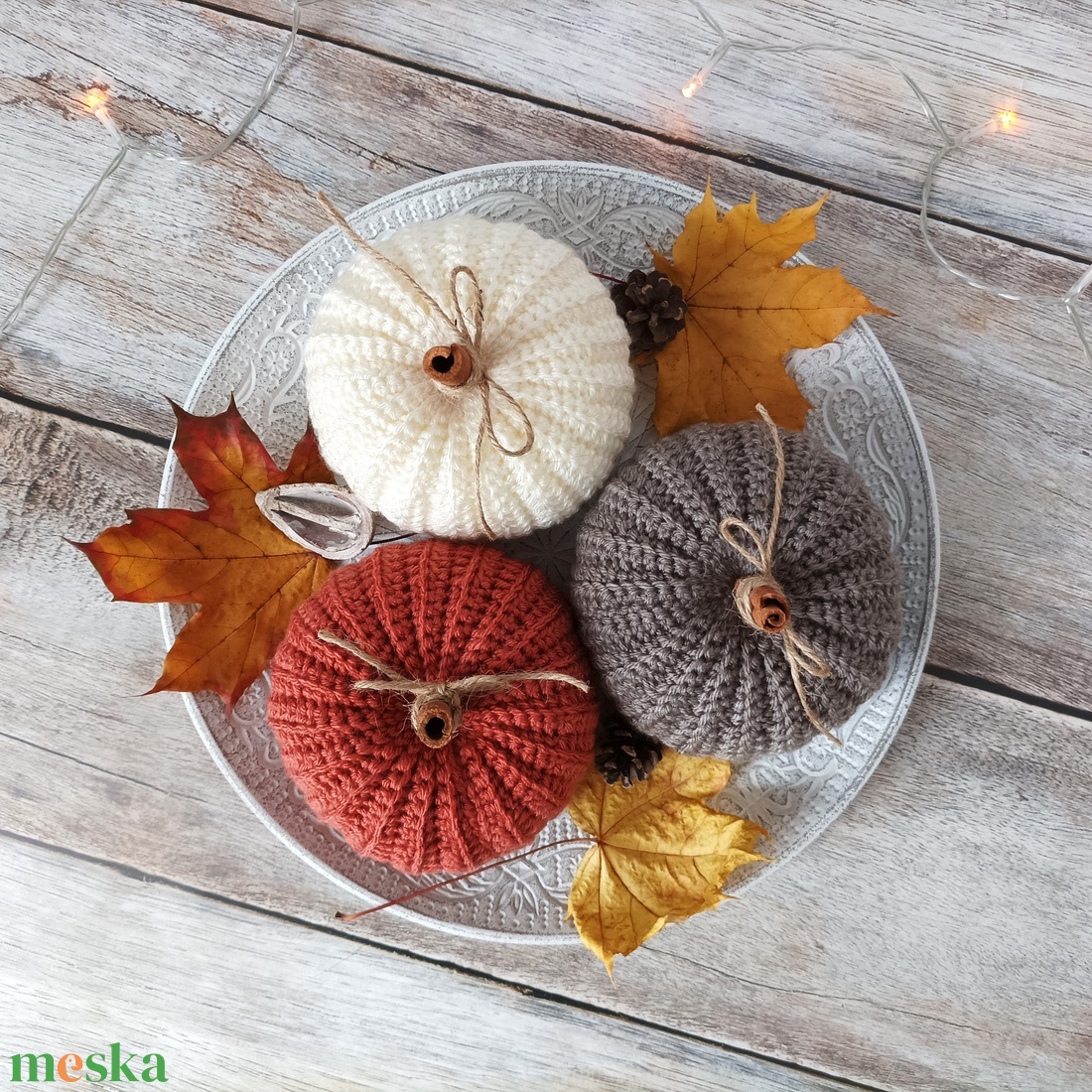 Horgolt tök, őszi dekoráció, 12 cm - otthon & életmód - dekoráció - dísztárgy - Meska.hu Horgolt tök, őszi dekoráció, 12 cm - otthon & életmód - dekoráció - dísztárgy - Meska.hu