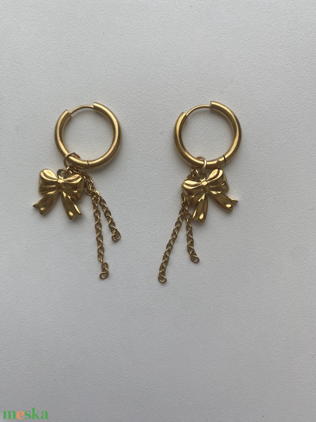 18k Aranyozott fülbevaló - ékszer - fülbevaló - lógós kerek fülbevaló - Meska.hu 18k Aranyozott fülbevaló - ékszer - fülbevaló - lógós kerek fülbevaló - Meska.hu