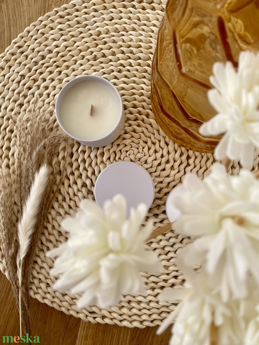 Almás pite gyertya - esküvő - dekoráció - gyertya & gyertyatartó - Meska.hu