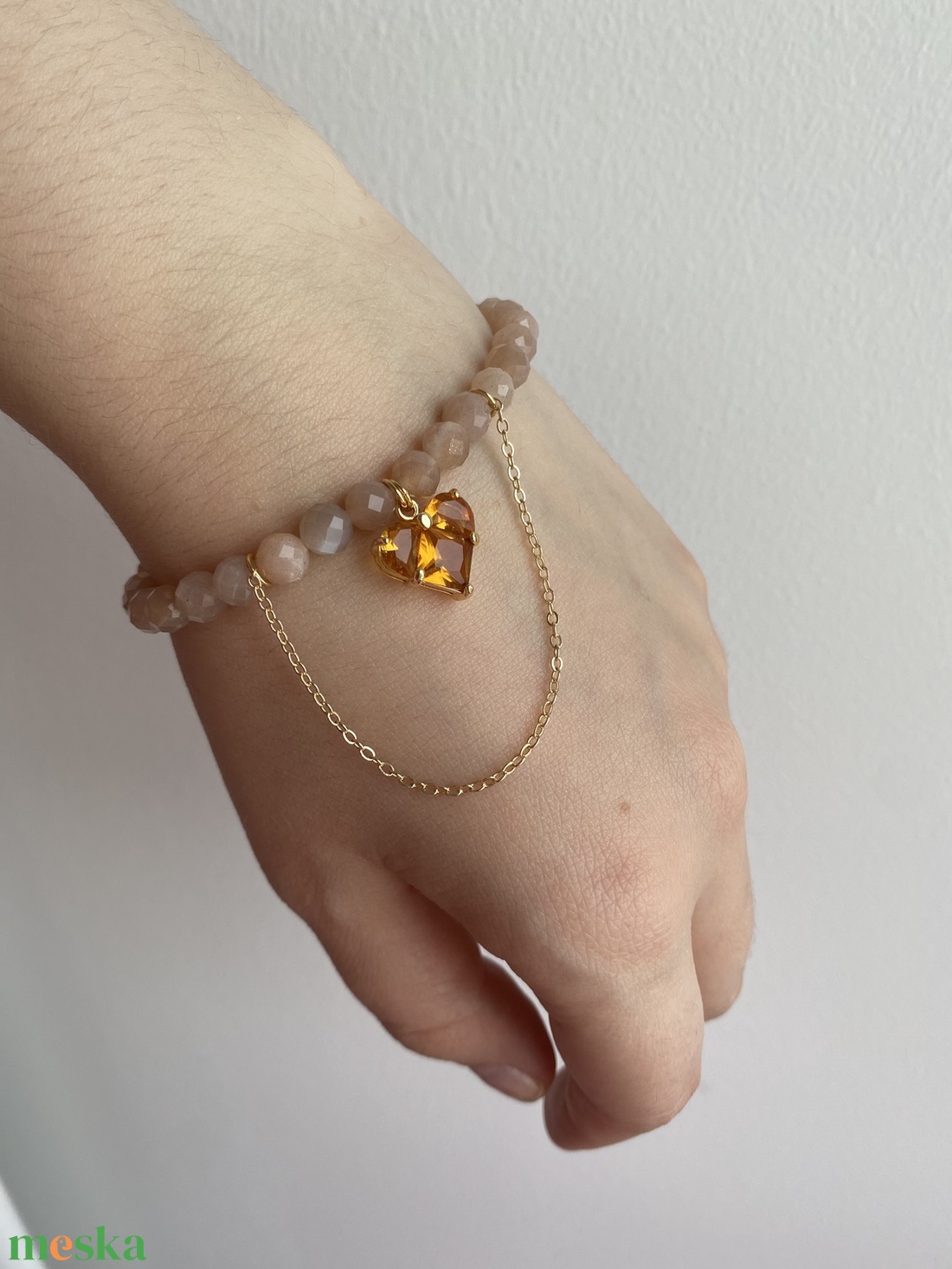 Napkő gumis karkötő - ékszer - karkötő - ásványkarkötő - Meska.hu