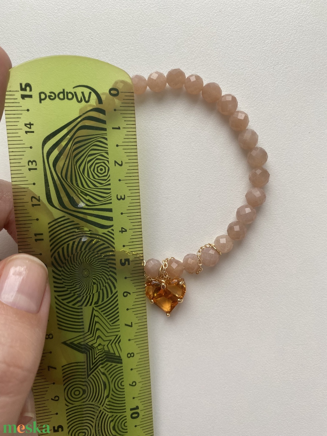 Napkő gumis karkötő - ékszer - karkötő - ásványkarkötő - Meska.hu