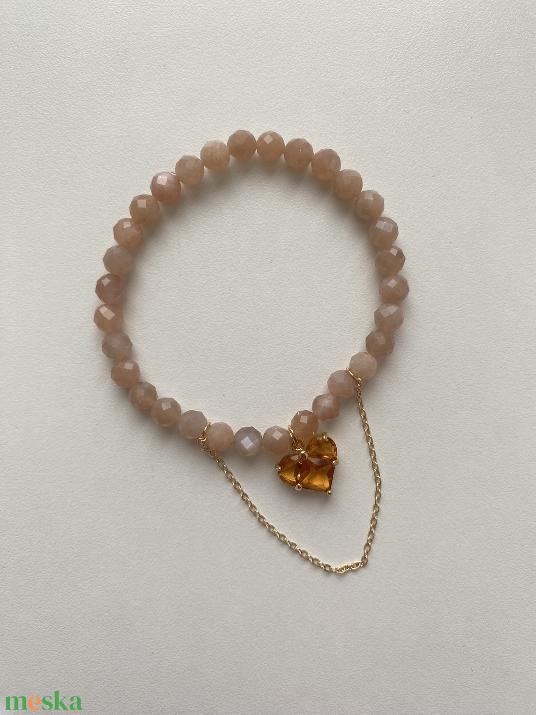 Napkő gumis karkötő - ékszer - karkötő - ásványkarkötő - Meska.hu