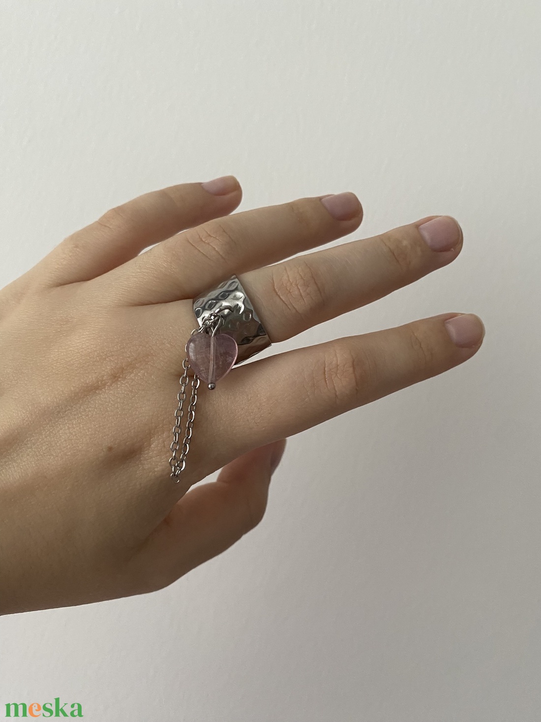 Gyűrű - ékszer - gyűrű - gyöngyös gyűrű - Meska.hu