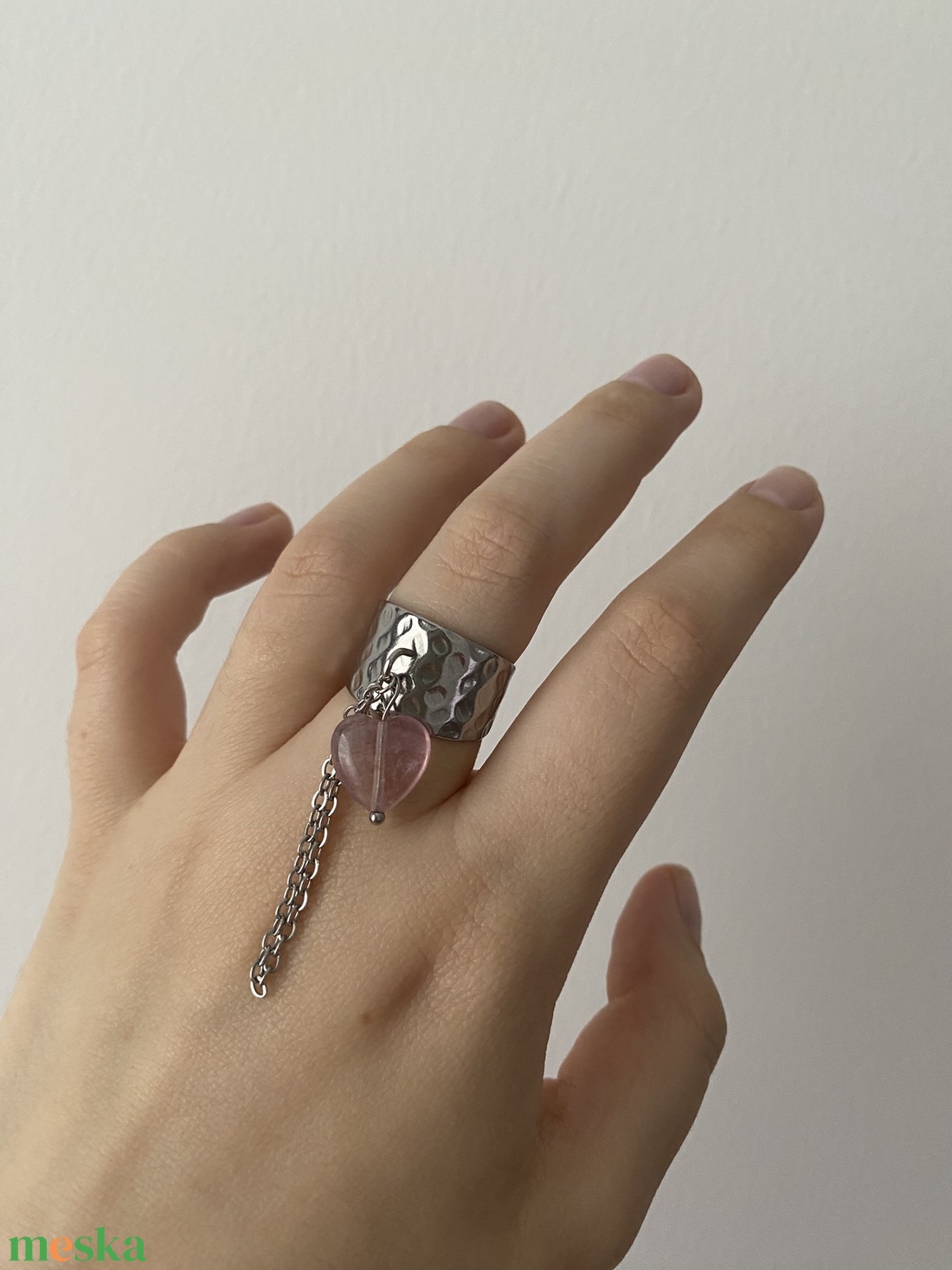 Gyűrű - ékszer - gyűrű - gyöngyös gyűrű - Meska.hu