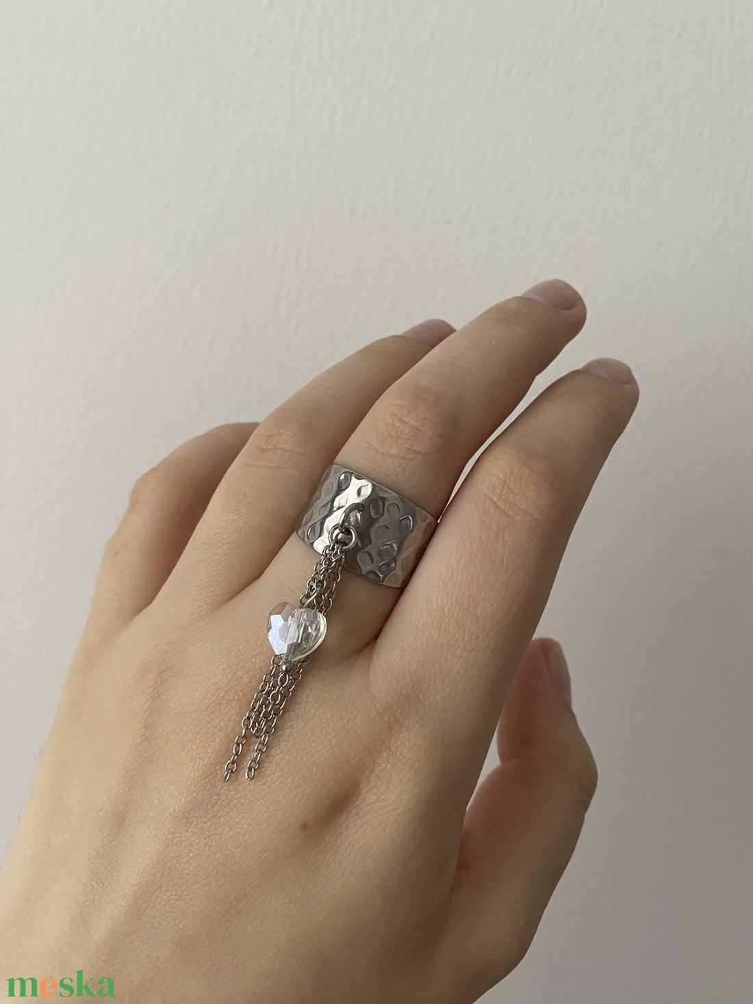 Gyűrű - ékszer - gyűrű - gyöngyös gyűrű - Meska.hu