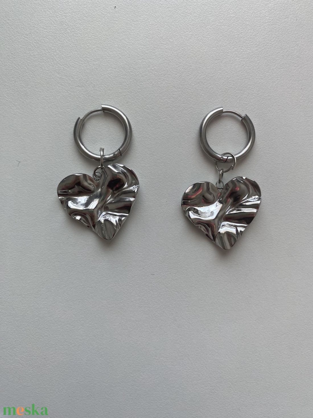 Fülbevaló - ékszer - fülbevaló - lógós kerek fülbevaló - Meska.hu