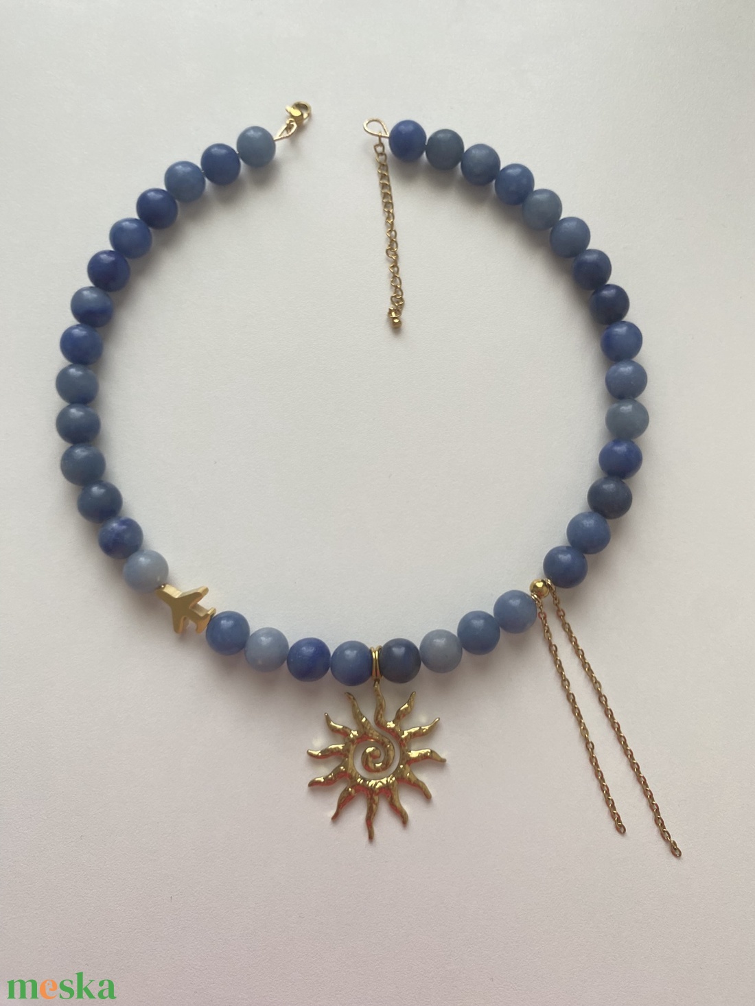 Choker  - ékszer - nyaklánc - gyöngyös nyaklánc - Meska.hu