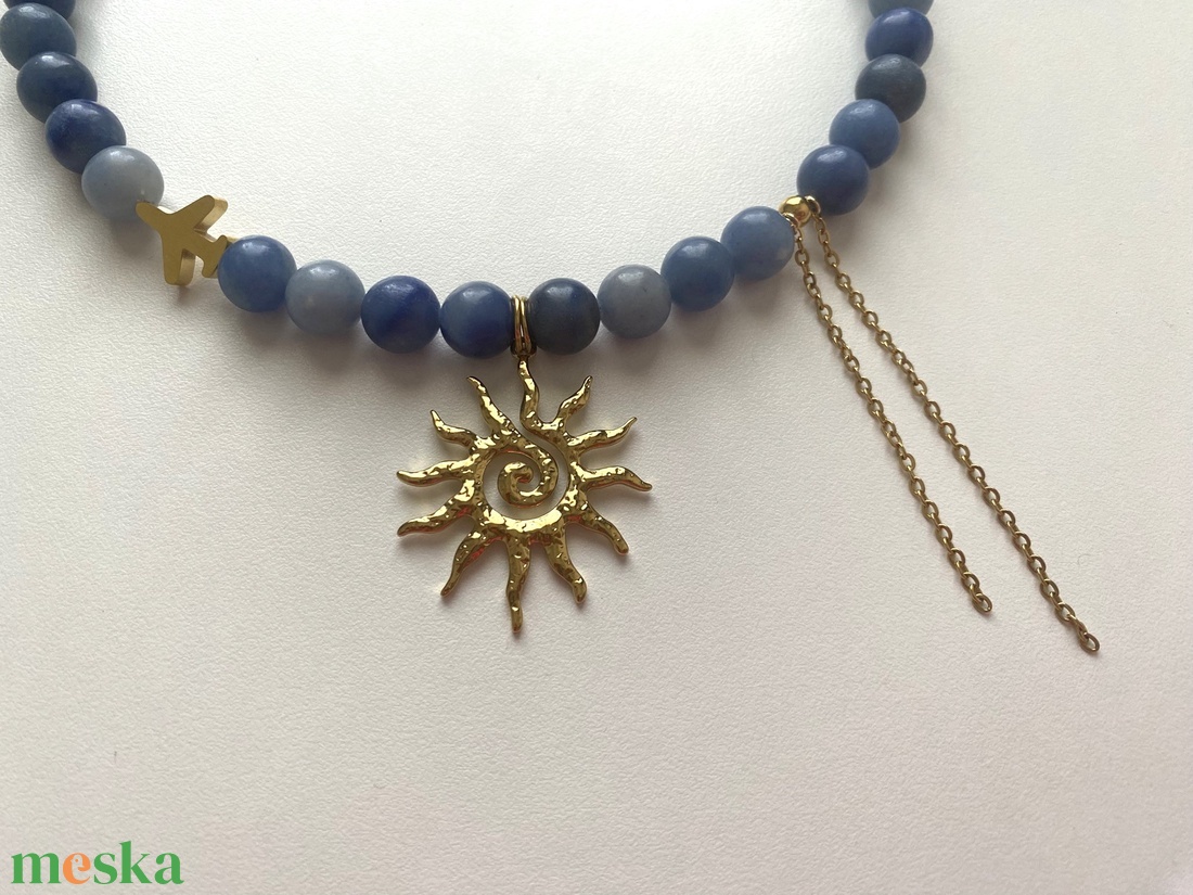 Choker  - ékszer - nyaklánc - gyöngyös nyaklánc - Meska.hu