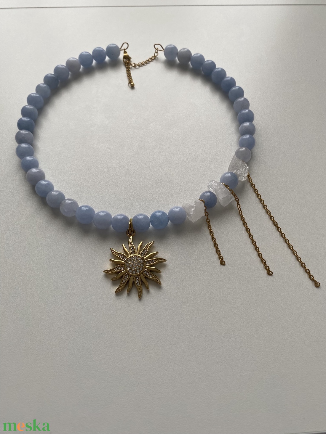 Choker  - ékszer - nyaklánc - gyöngyös nyaklánc - Meska.hu