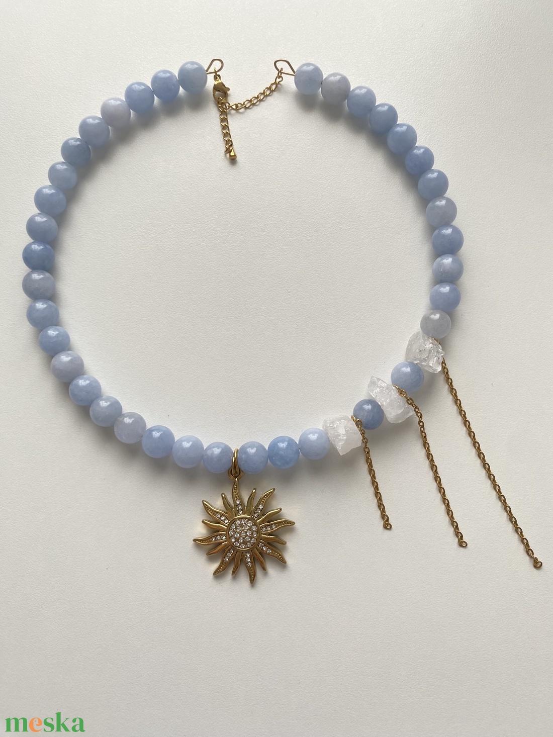 Choker  - ékszer - nyaklánc - gyöngyös nyaklánc - Meska.hu