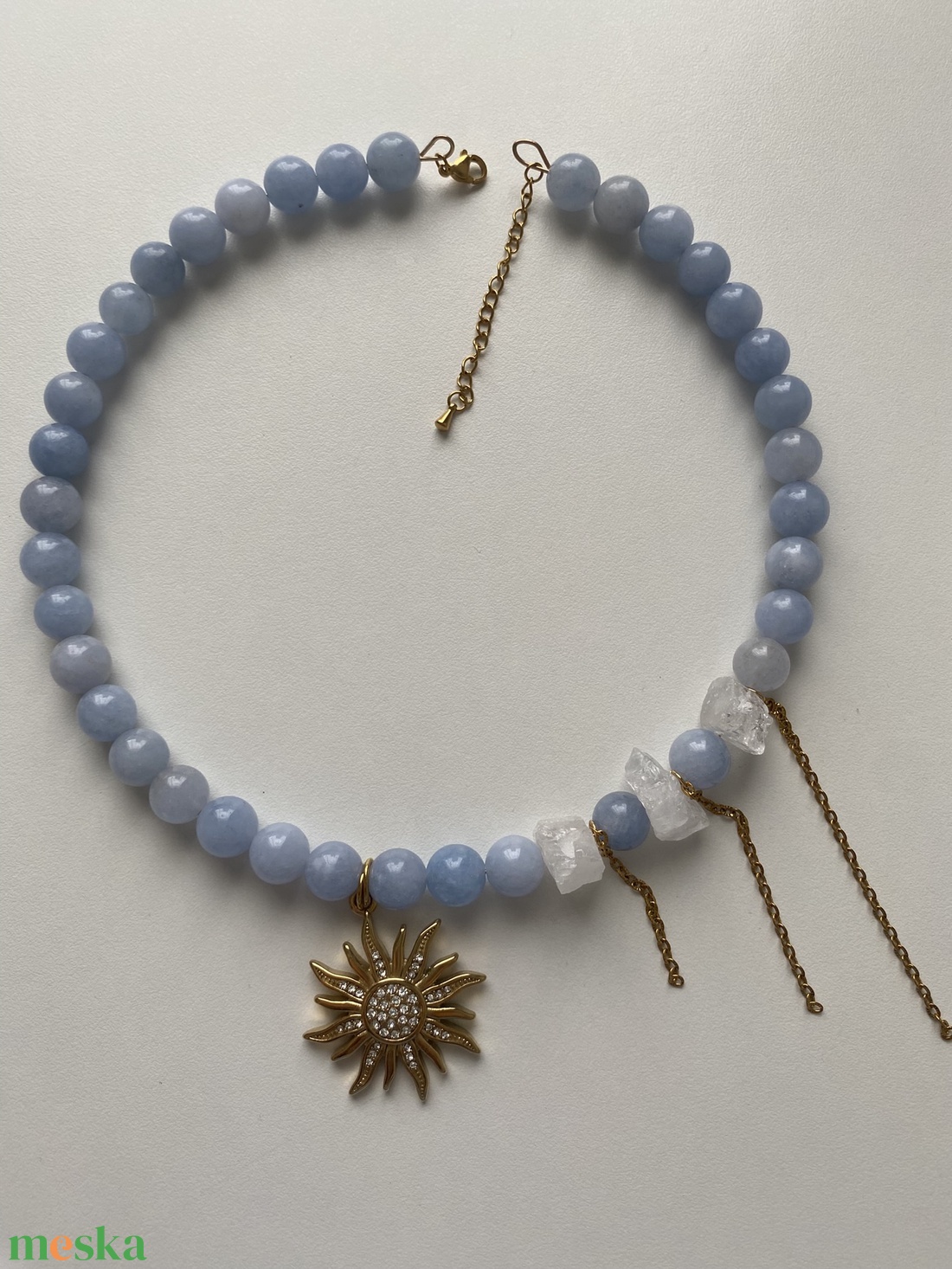 Choker  - ékszer - nyaklánc - gyöngyös nyaklánc - Meska.hu