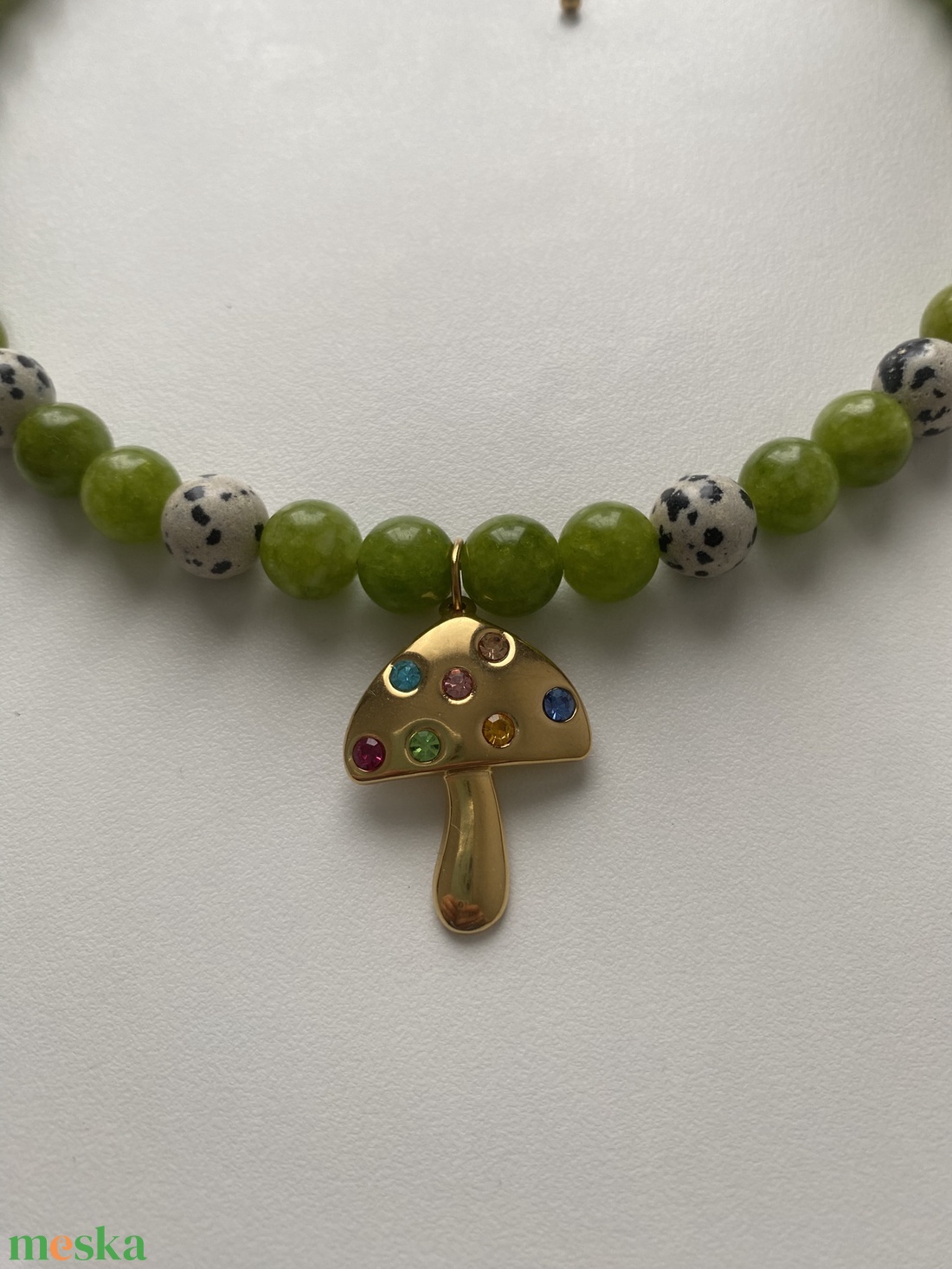 Choker  - ékszer - nyaklánc - gyöngyös nyaklánc - Meska.hu