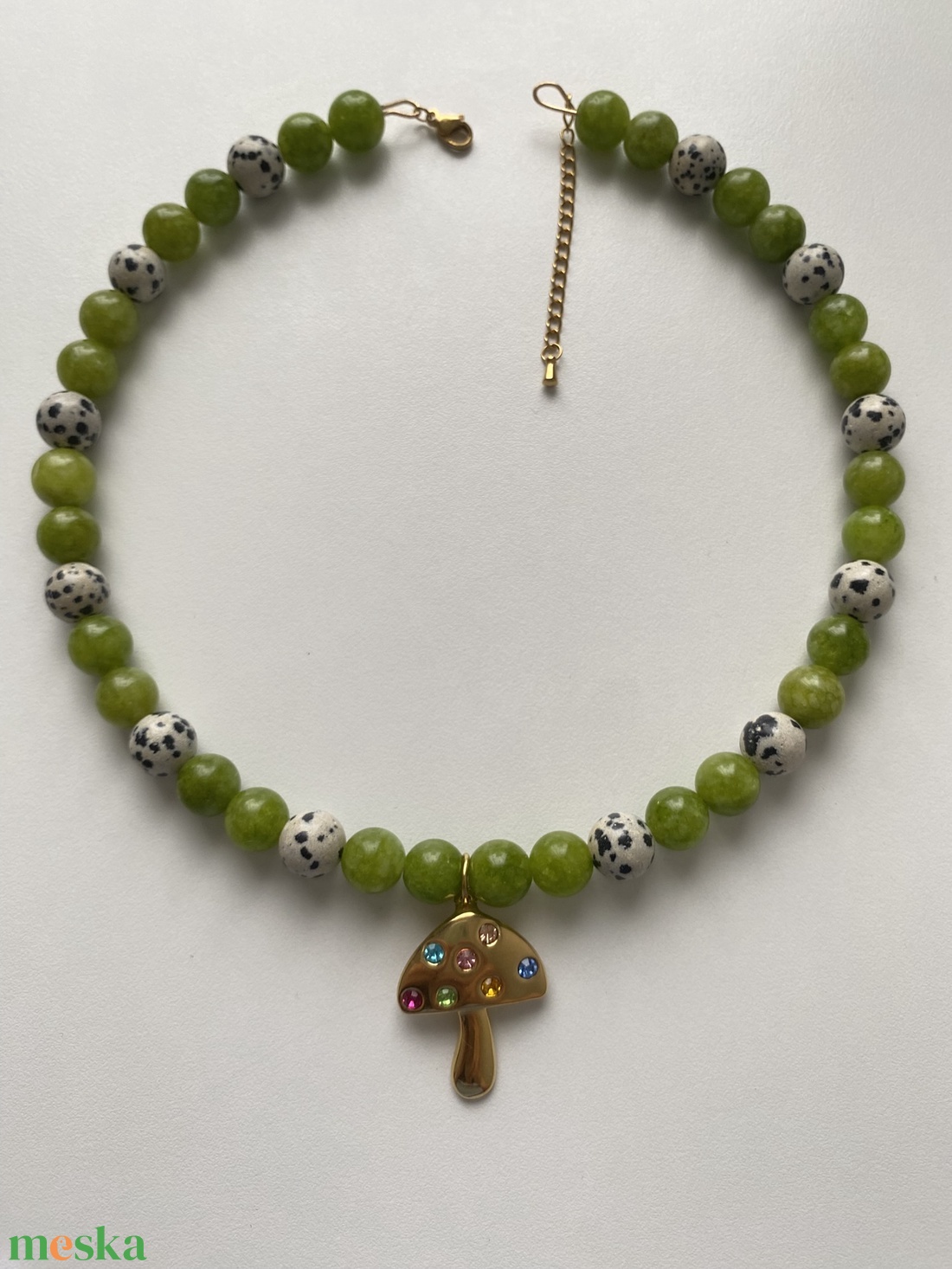 Choker  - ékszer - nyaklánc - gyöngyös nyaklánc - Meska.hu