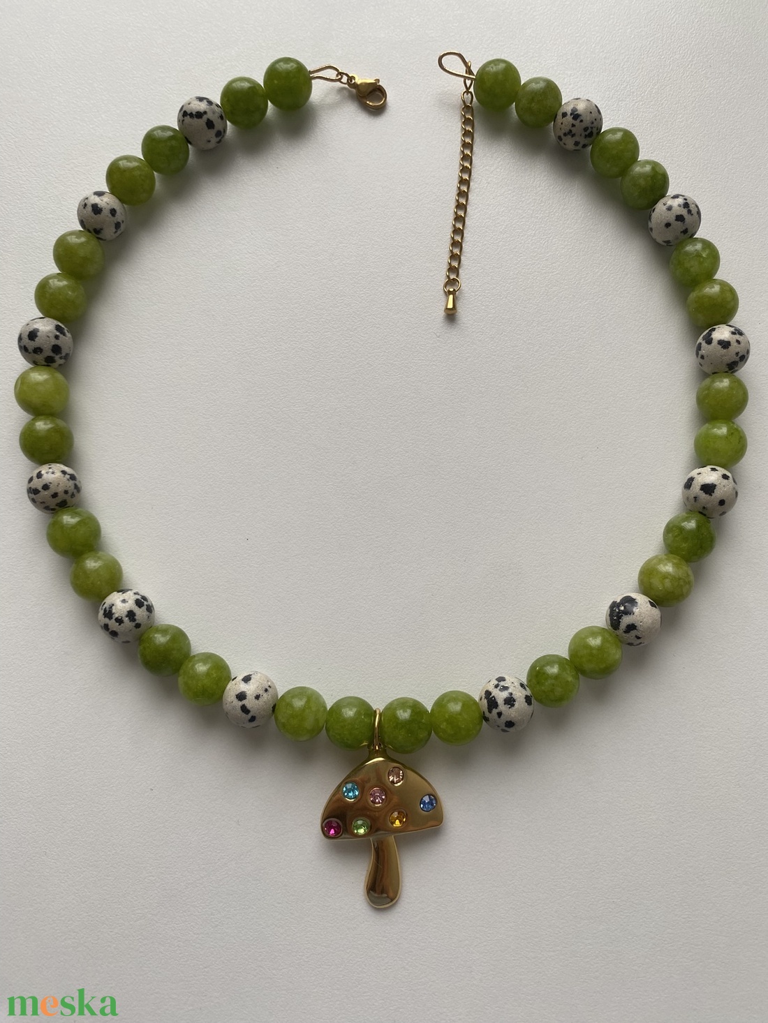 Choker  - ékszer - nyaklánc - gyöngyös nyaklánc - Meska.hu