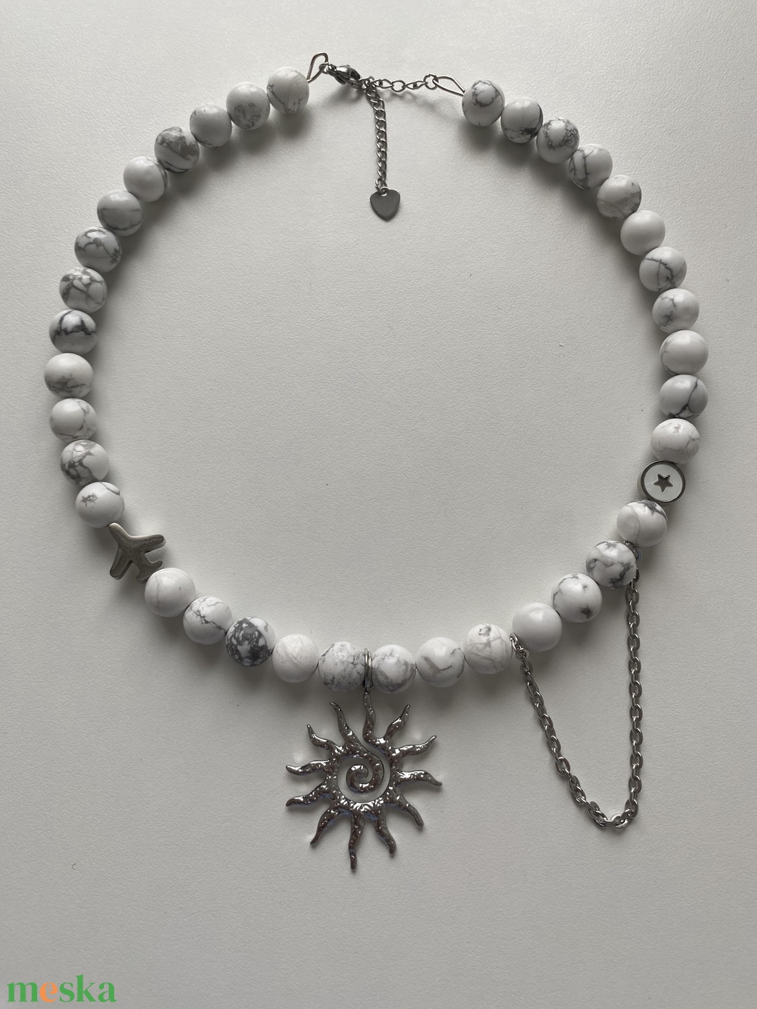 Choker  - ékszer - nyaklánc - gyöngyös nyaklánc - Meska.hu