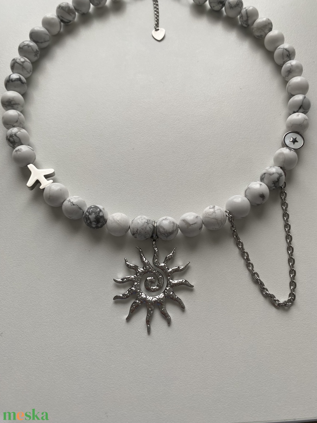 Choker  - ékszer - nyaklánc - gyöngyös nyaklánc - Meska.hu