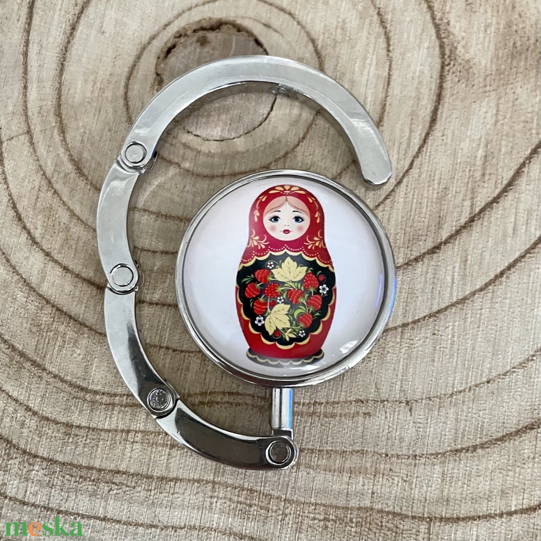 Matrjoska baba mintázatú Üveglencsés Táska Akasztó Táskaakasztó - táska & tok - kulcstartó & táskadísz - táskaakasztó - Meska.hu Matrjoska baba mintázatú Üveglencsés Táska Akasztó Táskaakasztó - táska & tok - kulcstartó & táskadísz - táskaakasztó - Meska.hu