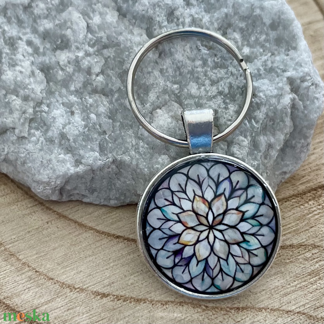 Üveglencsés fém kulcstartó - Mandala - táska & tok - kulcstartó & táskadísz - kulcstartó - Meska.hu Üveglencsés fém kulcstartó - Mandala - táska & tok - kulcstartó & táskadísz - kulcstartó - Meska.hu