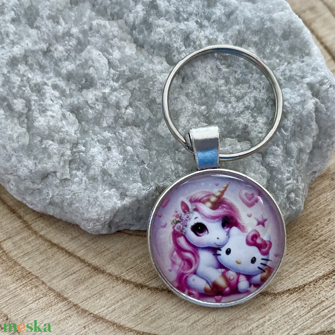 Üveglencsés fém kulcstartó - Unikornis Hello Kitty - táska & tok - kulcstartó & táskadísz - kulcstartó - Meska.hu Üveglencsés fém kulcstartó - Unikornis Hello Kitty - táska & tok - kulcstartó & táskadísz - kulcstartó - Meska.hu