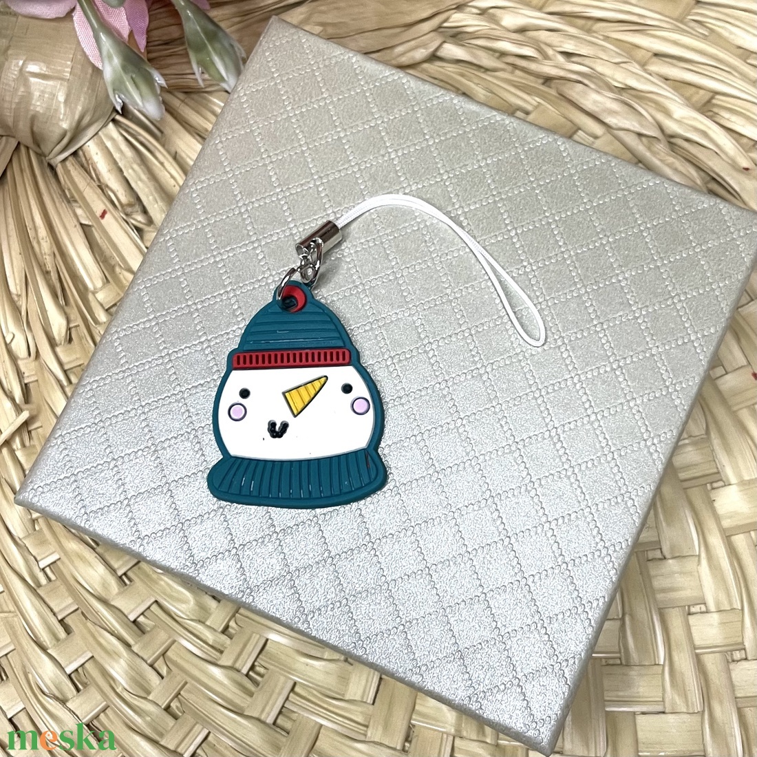 Karácsonyi ajándékkísérő felakasztható charm - karácsony - karácsonyi ajándékozás - karácsonyi képeslap, üdvözlőlap, ajándékkísérő - Meska.hu